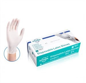 GYMDA disposable latex gloves